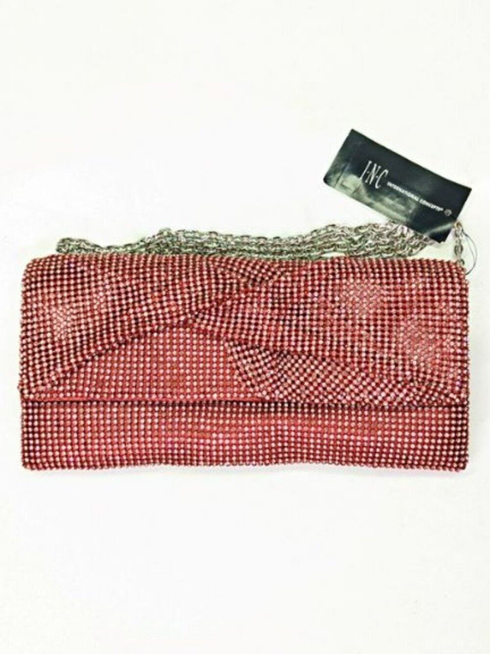 I.N.C. International Concepts Hether Twist Diamond Mesh Crossbody (MSRP $70)